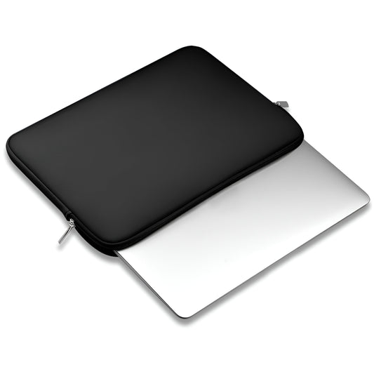 Padded Laptop Sleeve in Black for 11 to 15.6 Inch Notebooks, Water-Resistant - Image 2