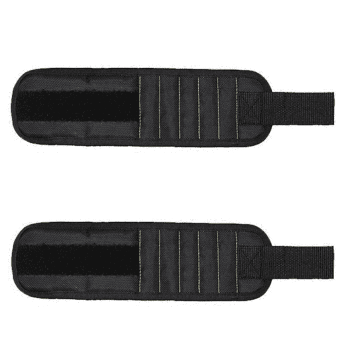 Magnetic Wristbands in Nylon, Two-Pack with Ten Magnets for Screws and Nails