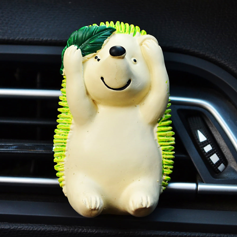 Hedgehog Air Vent Fragrance Clip in Resin, Supplied with One Scent Pad - Image 3