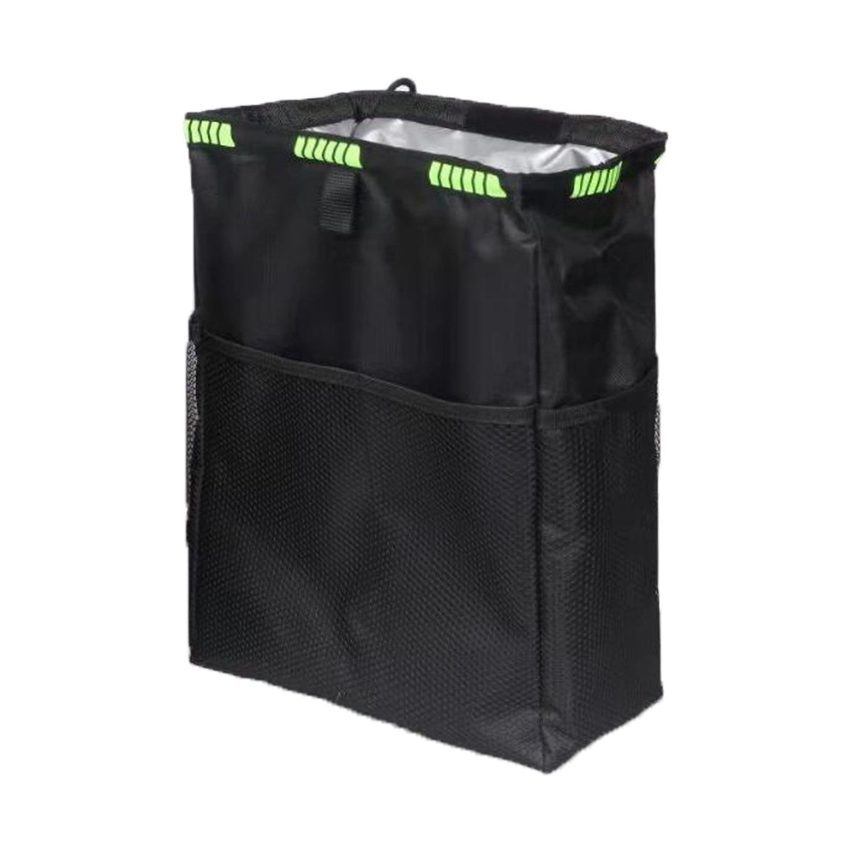 Hanging Car Trash Bag, 3.5 Gallon Capacity with Four Outer Pockets