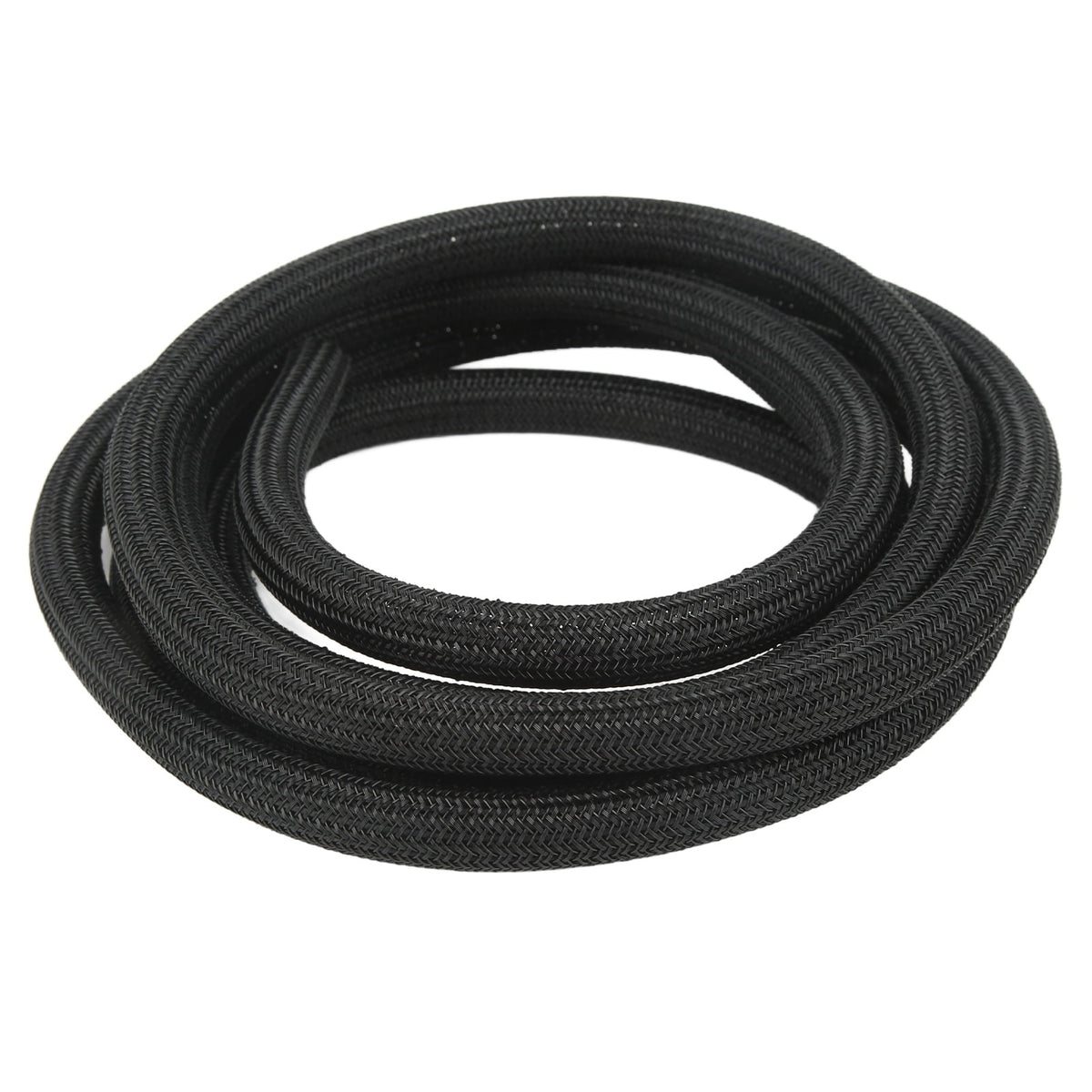 Self-Wrapping Cord Sleeve in Black, 10 Foot Length at Half-Inch Diameter - Image 2