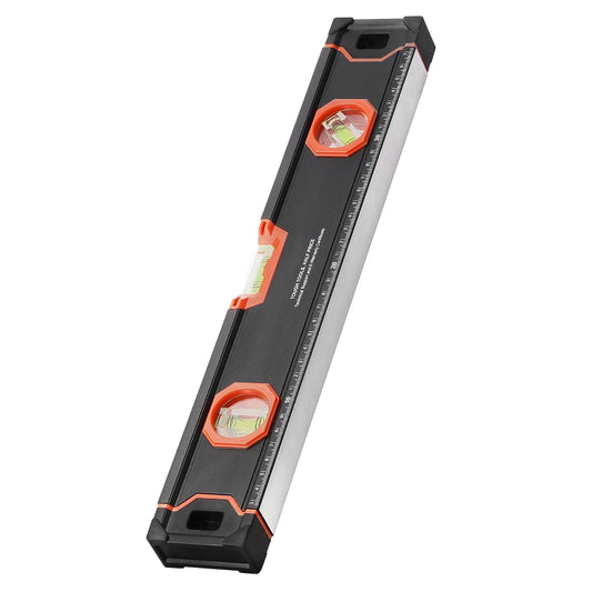 Four-Piece Aluminum Level Set at 48, 24, 16 and 10 Inches with Carry Bag
