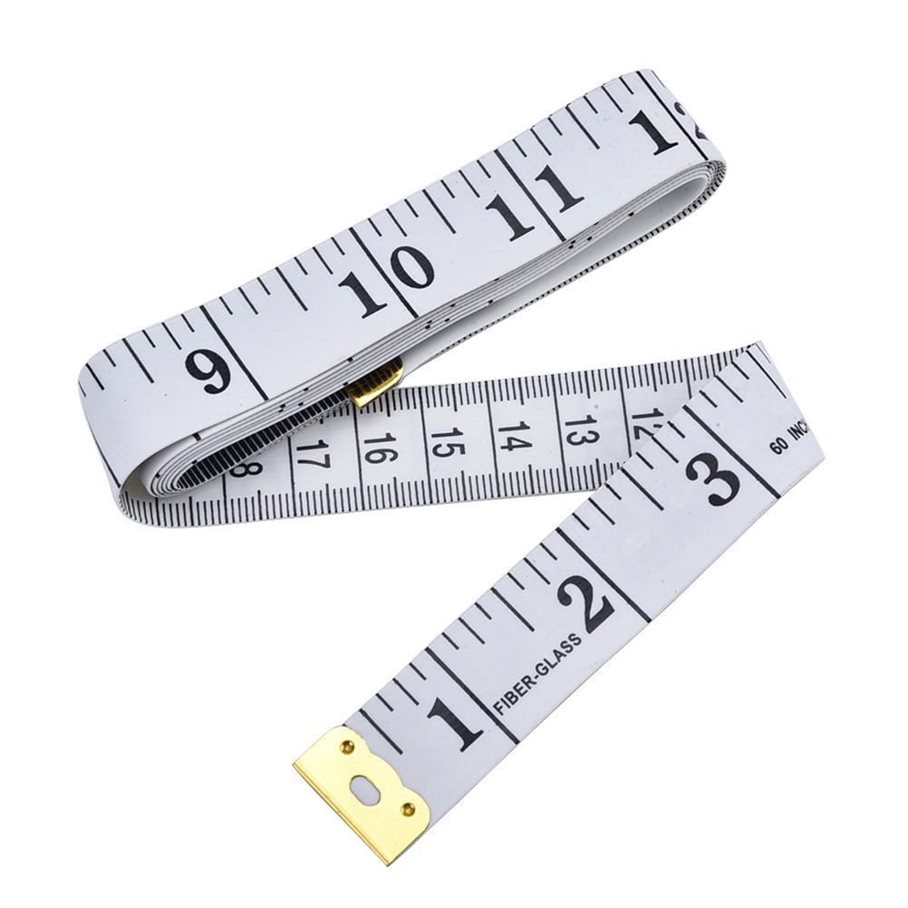 Tailoring Tape Measures, Set of 12 in White Vinyl, 150 cm Long - Image 3