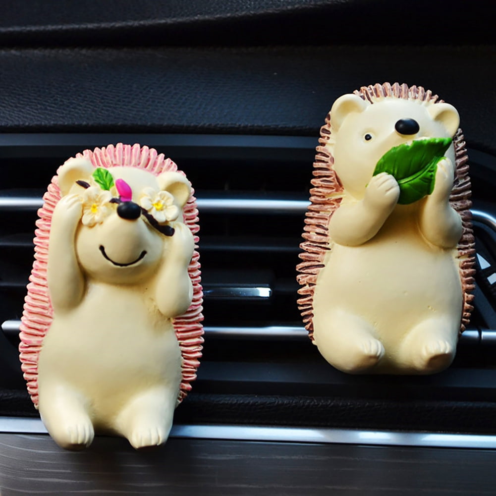 Hedgehog Air Vent Fragrance Clip in Resin, Supplied with One Scent Pad - Image 2