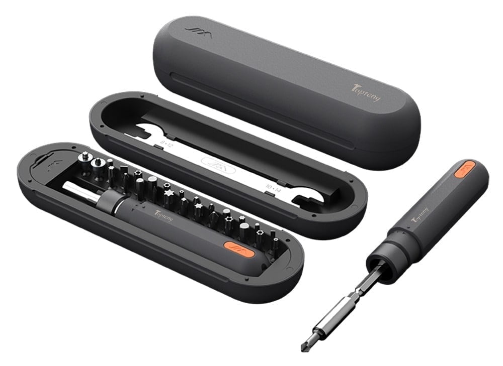 Ratcheting Screwdriver Set, 28 in 1 with Telescoping Shaft and 24 Precision Bits - Image 2
