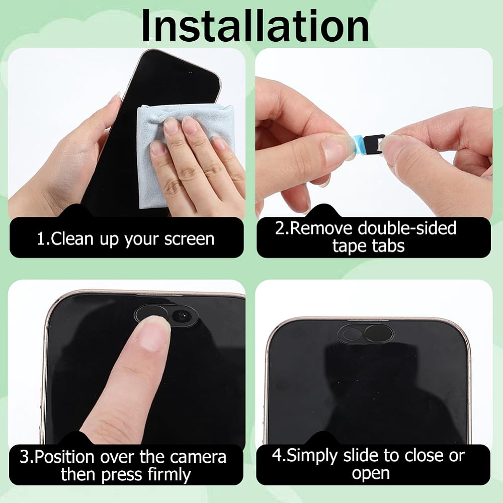 Sliding Webcam Covers in Aluminum Alloy, Three-Piece Set in Three Colors - Image 6