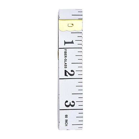 Tailoring Tape Measures, Set of 12 in White Vinyl, 150 cm Long