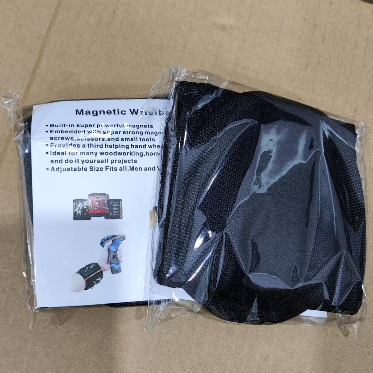 Magnetic Wristbands in Nylon, Two-Pack with Ten Magnets for Screws and Nails - Image 3