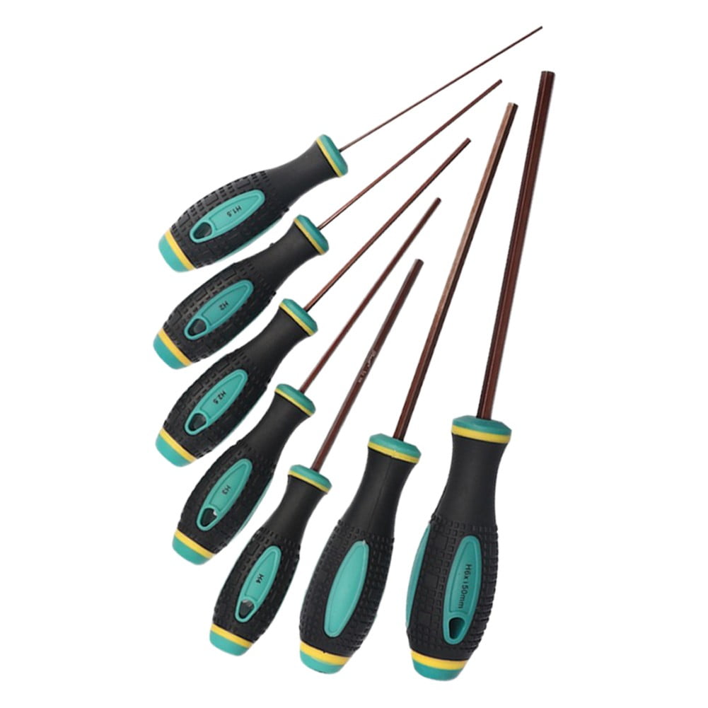 Hex Shaft Screwdriver with Magnetic Tip and Non-Slip Grip, H1.5 to H6 - Image 3