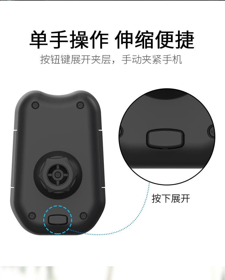 Air Vent Phone Mount with Steel Hook and 360-Degree Rotation, Black - Image 3
