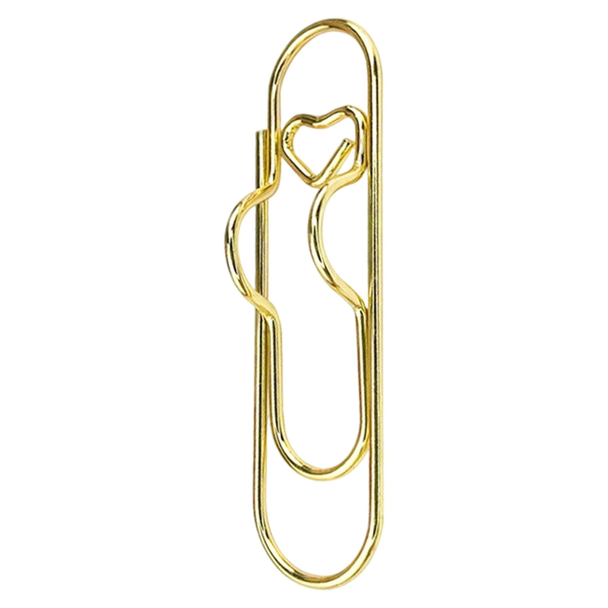 Heart-Shaped Metal Pen Clip for Notebooks, Journals and Planners