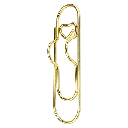 Heart-Shaped Metal Pen Clip for Notebooks, Journals and Planners