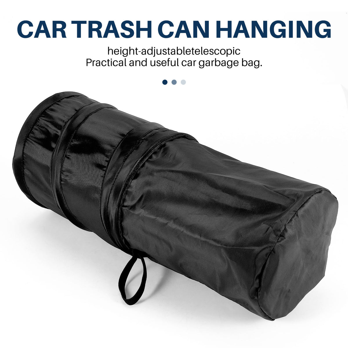 Car Trash Can in Water-Resistant Woven Fabric, Washable, 16 by 20 cm - Image 5