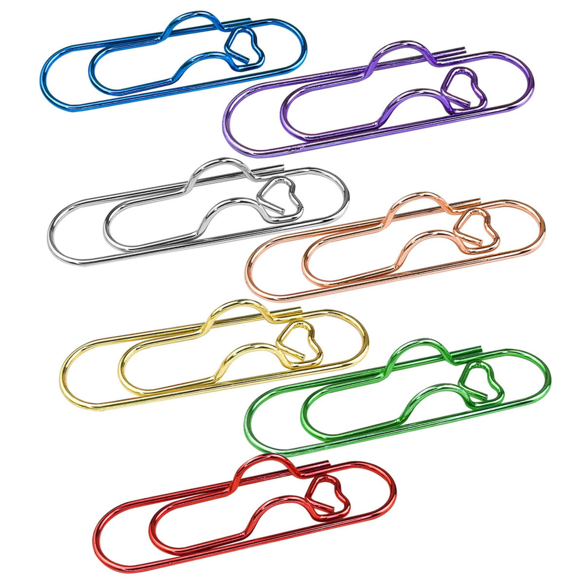Heart-Shaped Metal Pen Clip for Notebooks, Journals and Planners - Image 4