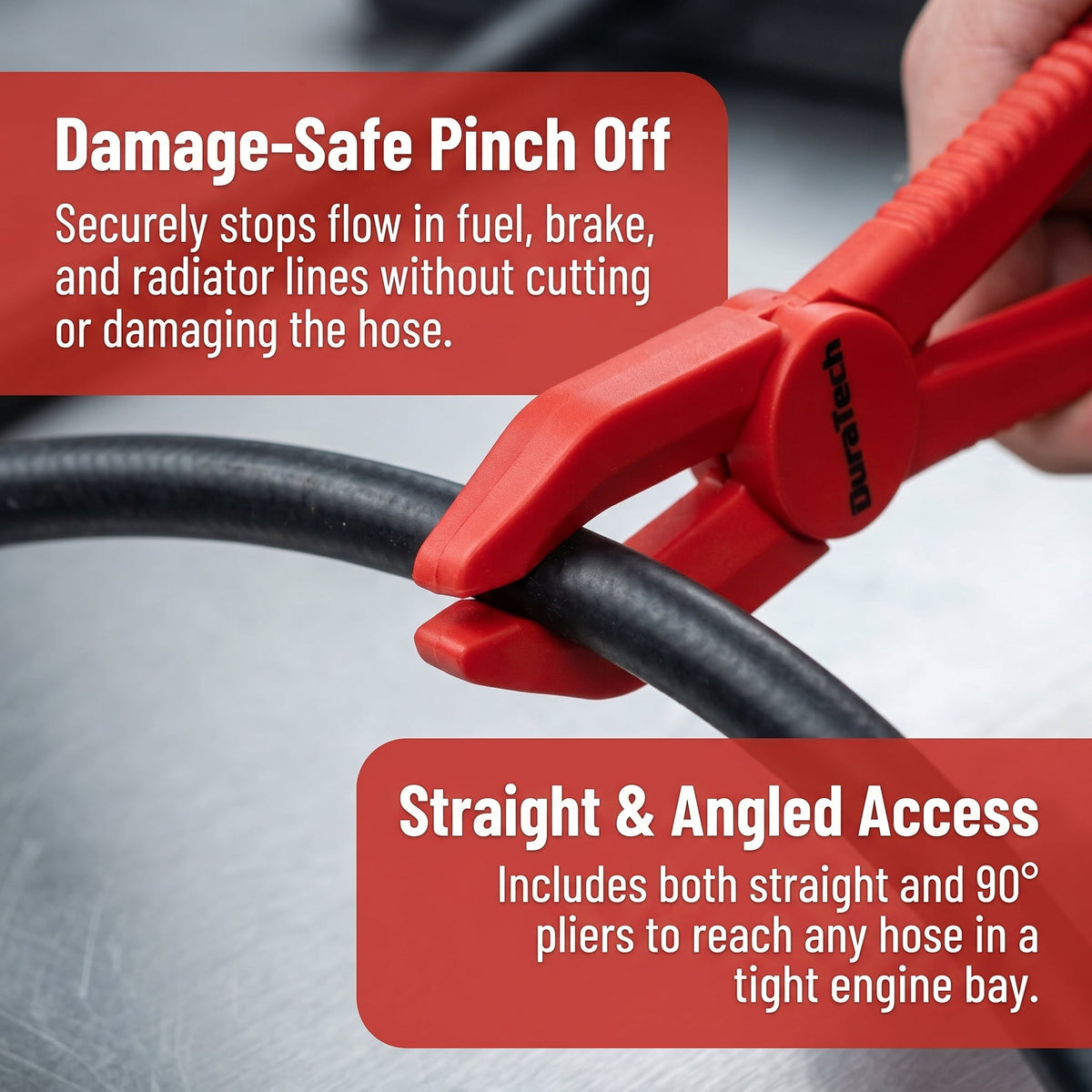Hose Pinch-Off Pliers, Six-Piece Straight and Angled Set in Reinforced Nylon - Image 3