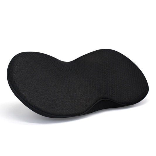 Memory Foam Wedge Seat Cushion for Drivers, Black, Removable Zip Cover