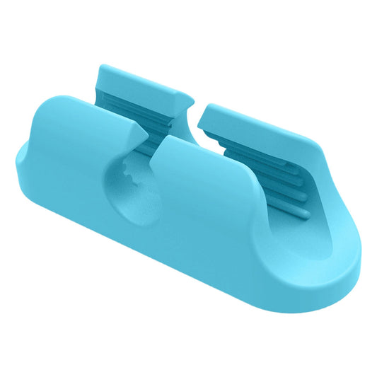 Adhesive Silicone Pen Holder in Blue, Sticks to Desks, Walls and Clipboards