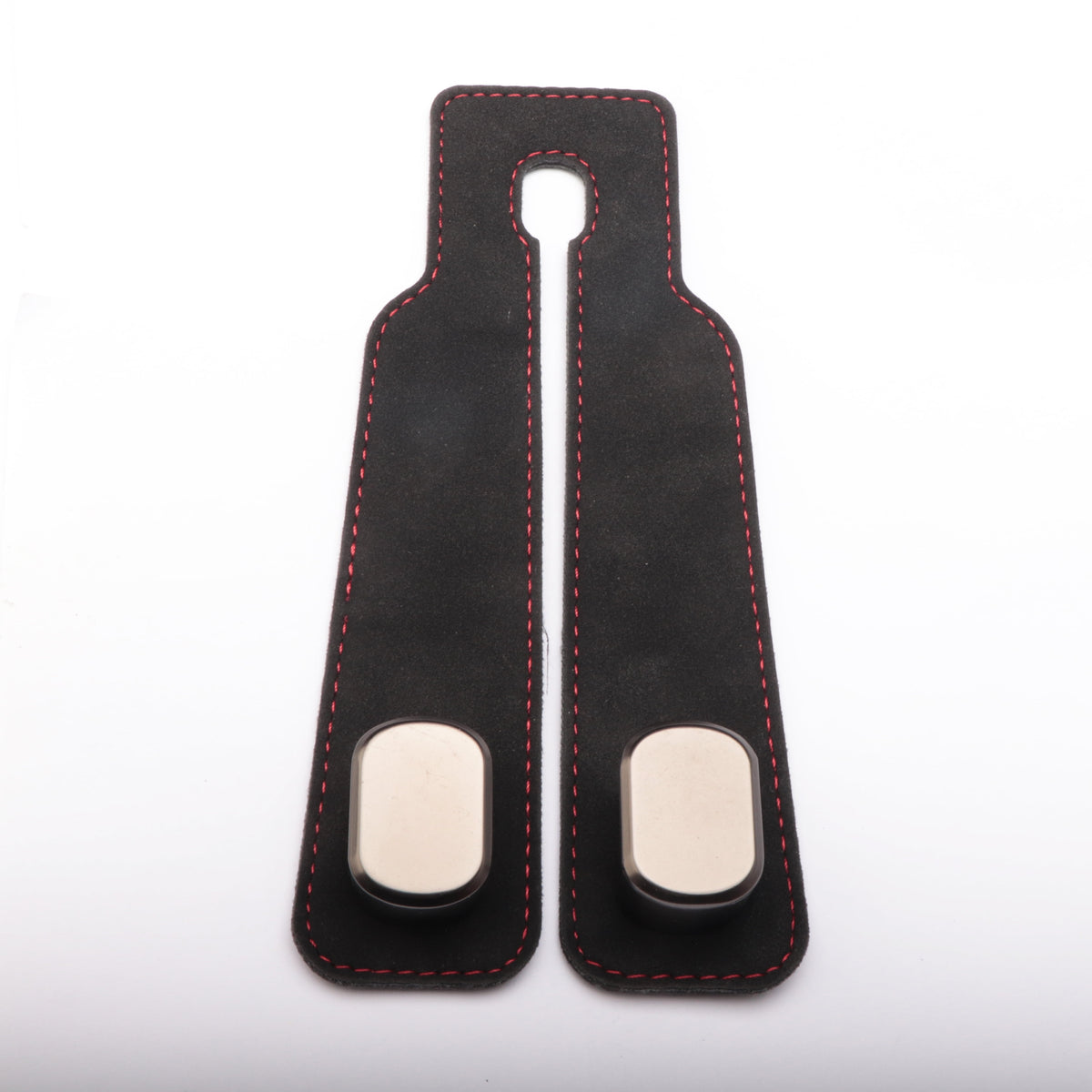 Headrest Hooks for Car Seats, Double Hook Design in Leather and Metal - Image 3