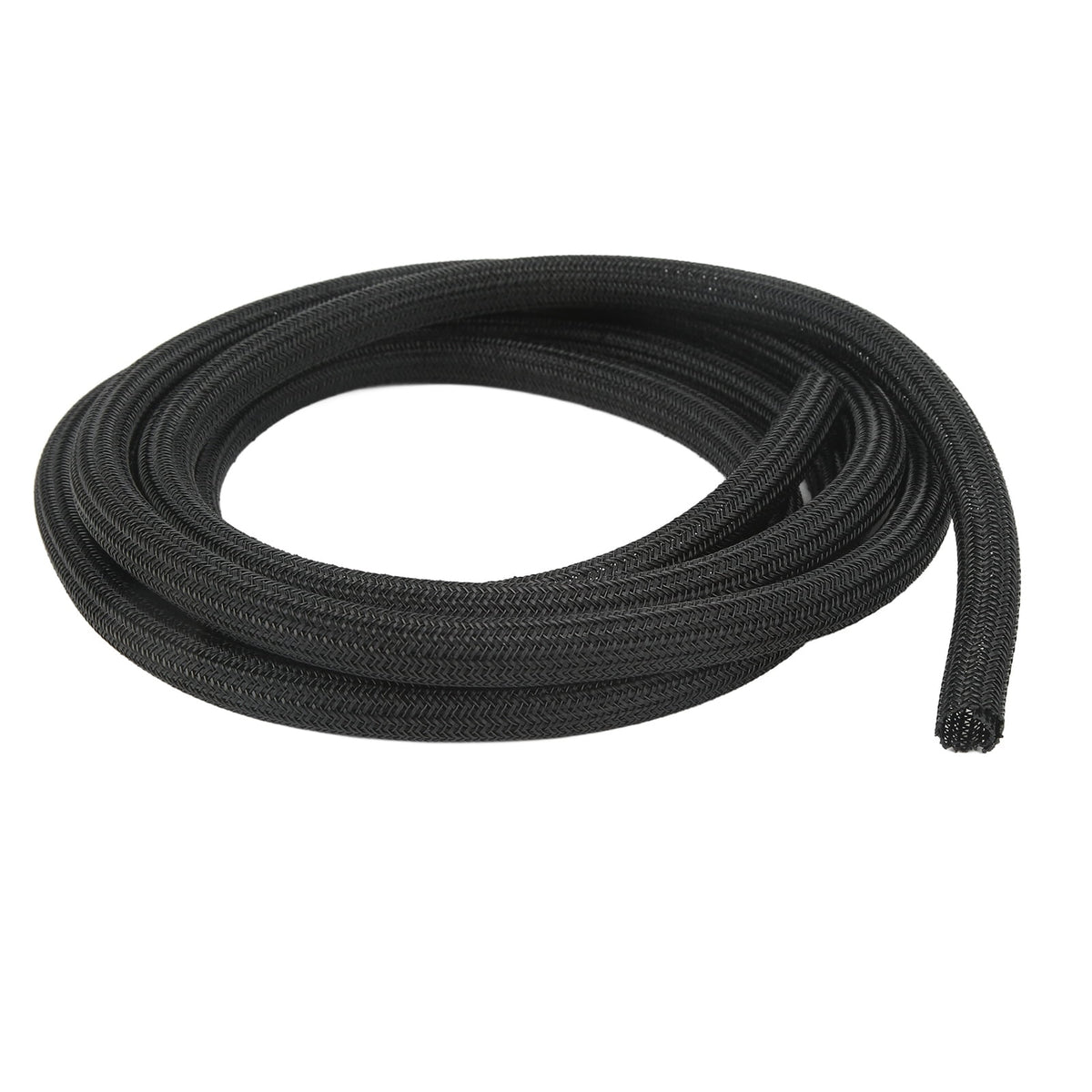 Self-Wrapping Cord Sleeve in Black, 10 Foot Length at Half-Inch Diameter - Image 4