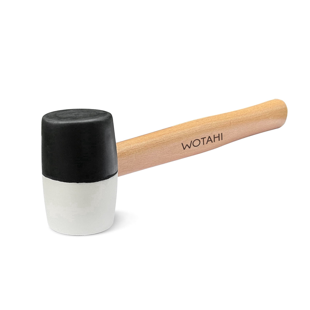 Rubber Mallet, 8 Ounce Double-Faced Head on a 10 Inch Hardwood Handle