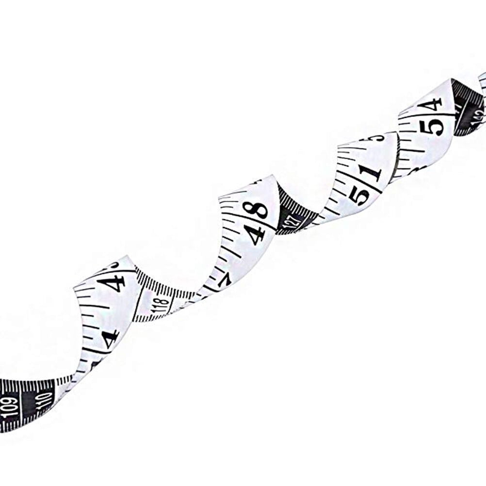 Tailoring Tape Measures, Set of 12 in White Vinyl, 150 cm Long - Image 4